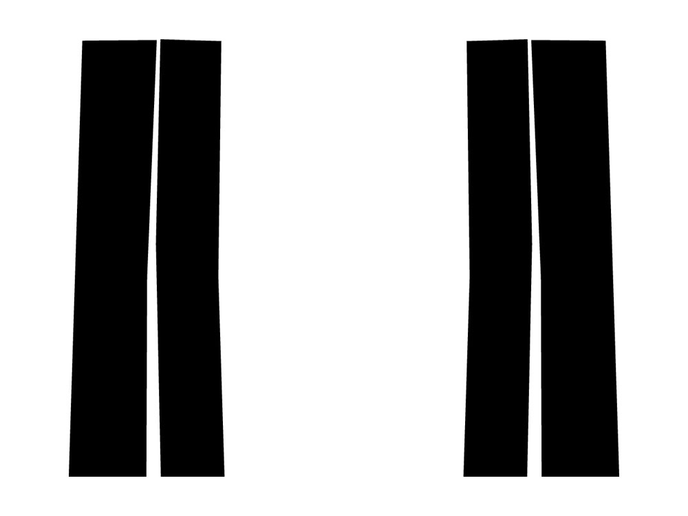 ##LONGDESCRIPTIONNAME2## Gloss Black Pillar Trim Diagram
