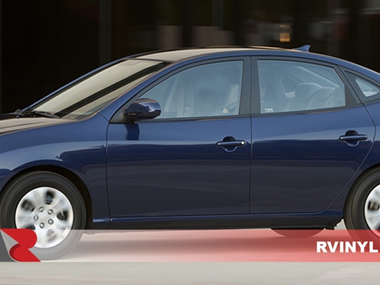 Hyundai Elantra 2007-2010 Sedan Carbon Fiber Pillar Trim Covers