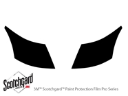 Cadillac XLR 2004-2009 3M Pro Shield Headlight Protecive Film