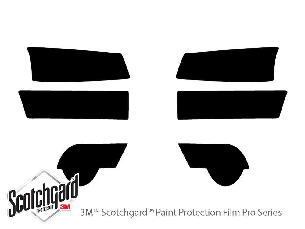 Chevrolet Avalanche 2002-2006 3M Pro Shield Headlight Protecive Film