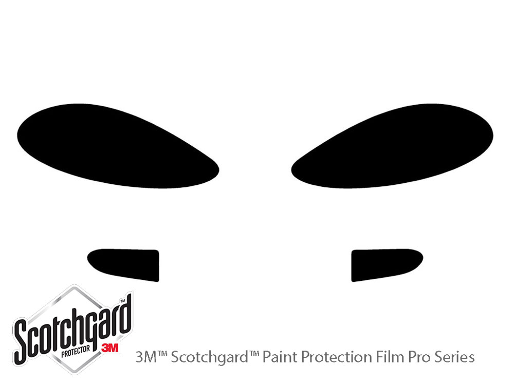 Chrysler PT Cruiser 2001-2005 3M Pro Shield Headlight Protecive Film
