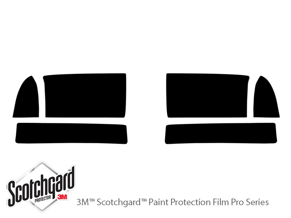 Ford Excursion 2000-2004 3M Pro Shield Headlight Protecive Film