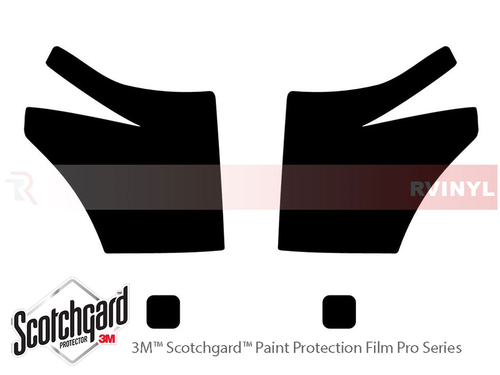 Ford F-350 2011-2016 3M Pro Shield Headlight Protecive Film