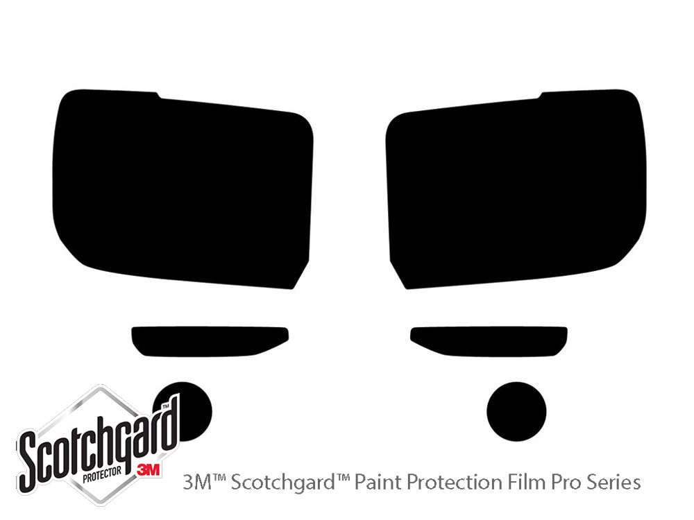 GMC Sierra 2014-2018 3M Pro Shield Headlight Protecive Film