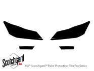 Honda Accord Sedan 2013-2015 3M Pro Shield Headlight Protecive Film