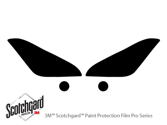 Infiniti Q70 2014-2014 3M Pro Shield Headlight Protecive Film
