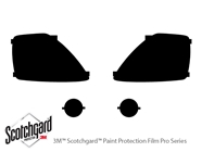 Mitsubishi Eclipse 2000-2005 3M Pro Shield Headlight Protecive Film