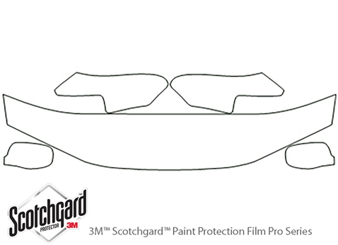 3M™ Acura EL 1997-2000 Paint Protection Kit - Hood