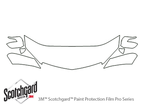 3M™ Acura RDX 2007-2012 Paint Protection Kit - Hood