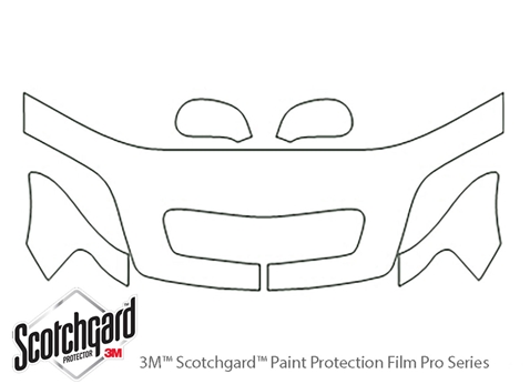 3M™ Acura RL 1999-2004 Paint Protection Kit - Hood