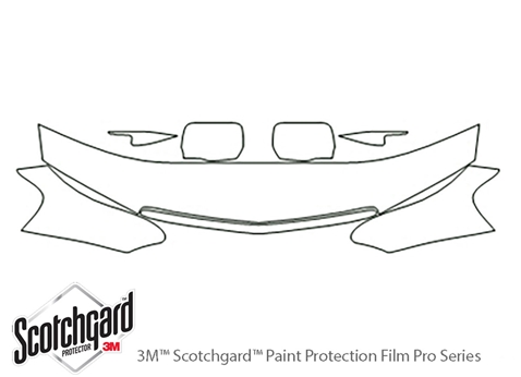 3M™ Acura TL 1999-2001 Paint Protection Kit - Hood