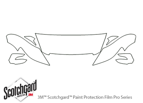 3M™ Acura TL 2007-2008 Paint Protection Kit - Hood