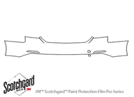 Audi A5 2018-2024 3M Clear Bra Door Cup Paint Protection Kit Diagram