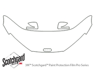 Audi R8 2008-2012 3M Clear Bra Hood Paint Protection Kit Diagram