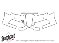 Audi S3 2015-2016 3M Clear Bra Bumper Paint Protection Kit Diagram