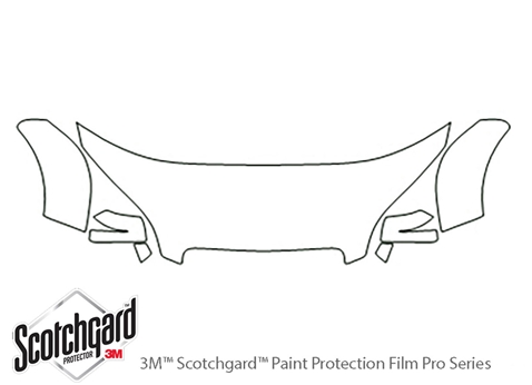 3M™ Audi TTS 2009-2013 Paint Protection Kit - Hood