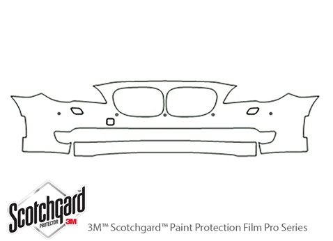 3M™ BMW 7-Series 2009-2012 Paint Protection Kit - Bumper