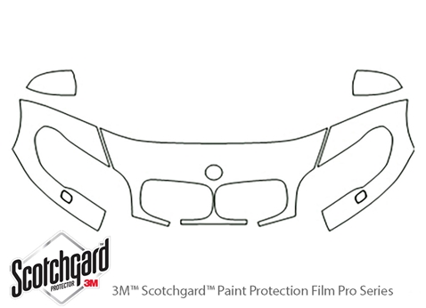 3M™ BMW X5 2011-2013 Paint Protection Kit - Hood