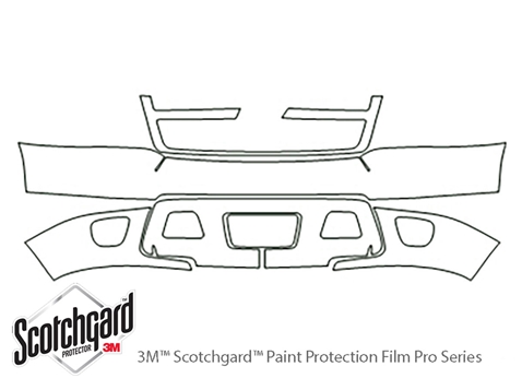 3M™ Chevrolet Avalanche 2007-2013 Paint Protection Kit - Bumper