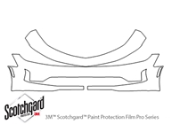 Chevrolet Camaro 2019-2022 3M Clear Bra Bumper Paint Protection Kit Diagram