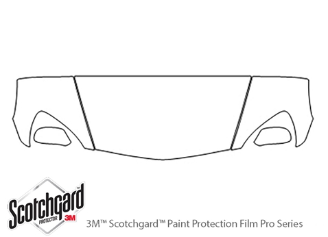 3M™ Chevrolet Corvette 2005-2013 Paint Protection Kit - Hood