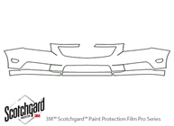 Chevrolet Cruze 2011-2015 3M Clear Bra Bumper Paint Protection Kit Diagram