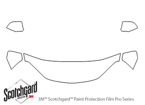 3M™ Chevrolet Equinox 2005-2009 Paint Protection Kit - Hood