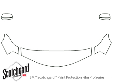3M™ Chevrolet Impala 2000-2005 Paint Protection Kit - Hood