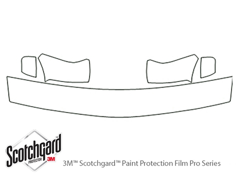 3M™ Chevrolet S-10 1999-2004 Paint Protection Kit - Hood