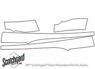 Chevrolet SSR 2003-2006 3M Clear Bra Door Cup Paint Protection Kit Diagram