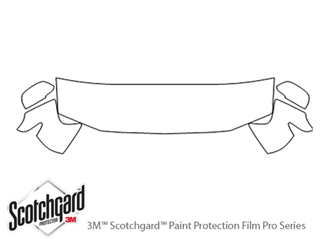 3M™ Chevrolet Trailblazer 2006-2009 Paint Protection Kit - Hood