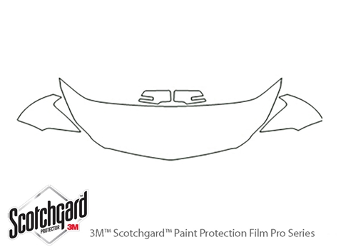 3M™ Chevrolet Traverse 2009-2012 Paint Protection Kit - Hood