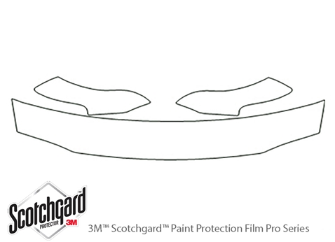 3M™ Chrysler Town and Country 1996-2000 Paint Protection Kit - Hood