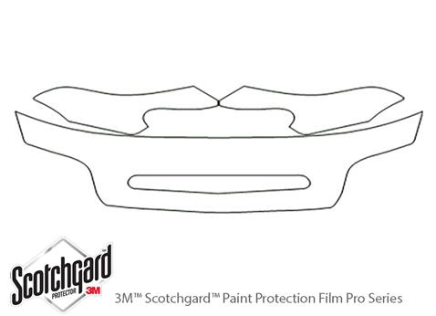 3M™ Daewoo Nubira 1999-1999 Paint Protection Kit - Hood
