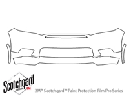 Dodge Durango 2018-2020 3M Clear Bra Bumper Paint Protection Kit Diagram