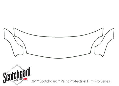 3M™ Dodge Neon 2000-2001 Paint Protection Kit - Hood