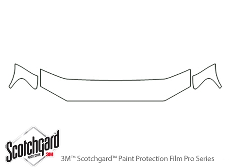 3M™ Ford Explorer Sport Trac 2001-2004 Paint Protection Kit - Hood