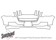 Ford Explorer Sport Trac 2007-2010 3M Clear Bra Bumper Paint Protection Kit Diagram