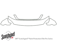 Ford Freestar 2004-2007 3M Clear Bra Hood Paint Protection Kit Diagram