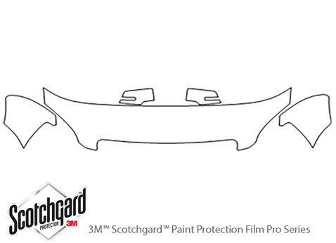 3M™ GMC Acadia 2007-2012 Paint Protection Kit - Hood