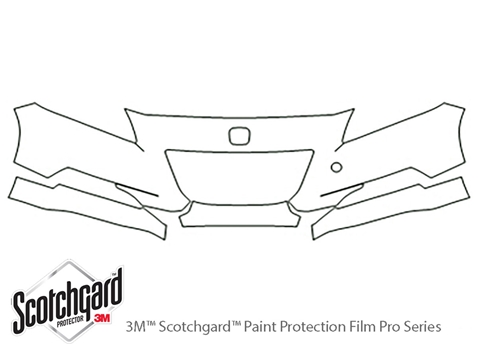 3M™ Honda CR-Z 2011-2012 Paint Protection Kit - Bumper