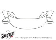 Honda Crosstour 2010-2014 3M Clear Bra Hood Paint Protection Kit Diagram