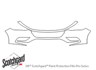 Honda Insight 2019-2021 3M Clear Bra Bumper Paint Protection Kit Diagram