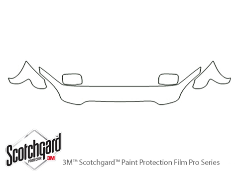 3M™ Honda Pilot 2003-2005 Paint Protection Kit - Hood