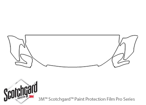 3M™ Hyundai Genesis 2009-2012 Paint Protection Kit - Hood