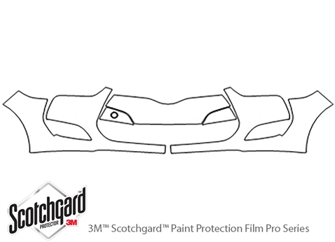 3M™ Hyundai Veloster 2012-2016 Paint Protection Kit - Bumper