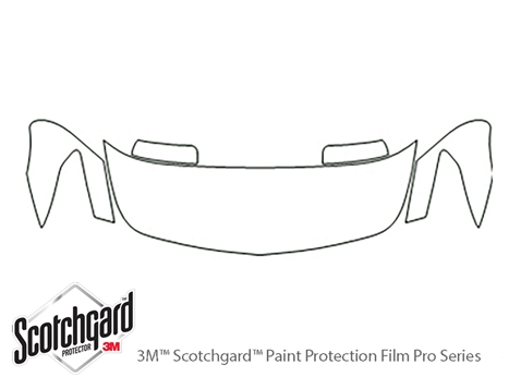 3M™ Infiniti G35 2007-2008 Paint Protection Kit - Hood