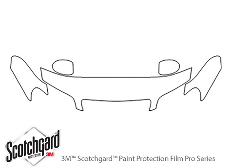 3M™ Infiniti I35 2002-2004 Paint Protection Kit - Hood