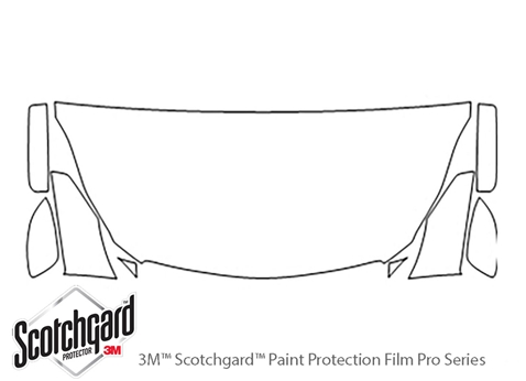 3M™ Infiniti QX50 2014-2015 Paint Protection Kit - Hood