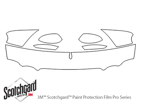3M™ Jaguar X-Type 2002-2008 Paint Protection Kit - Hood